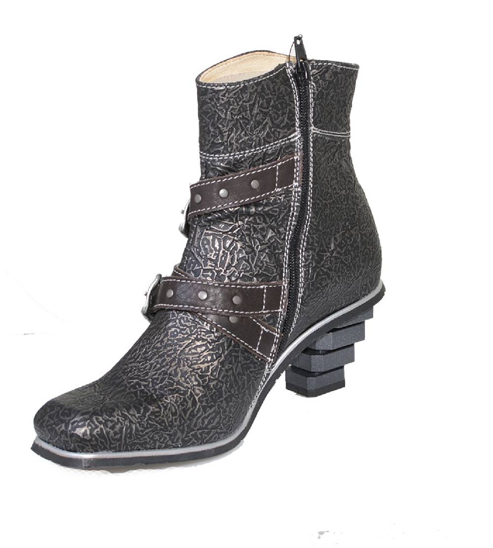 Kunst Und Magie Eject Stiefelette New Square Damen Biker Boots Jubiläumsangebot