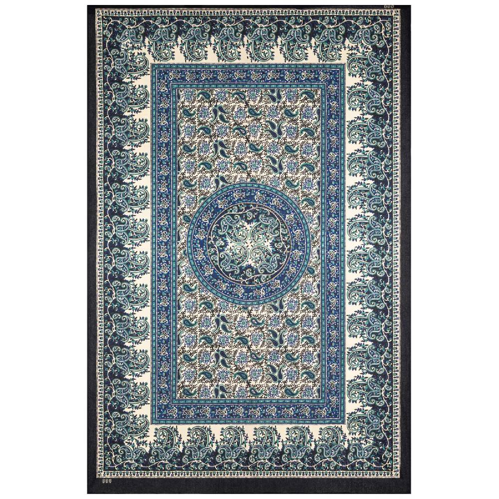 Kunst Und Magie Kunst und Magie Tagesdecke Wandbehang Deko Tuch Mandala ca 135 x 200cm Letzter Tag
