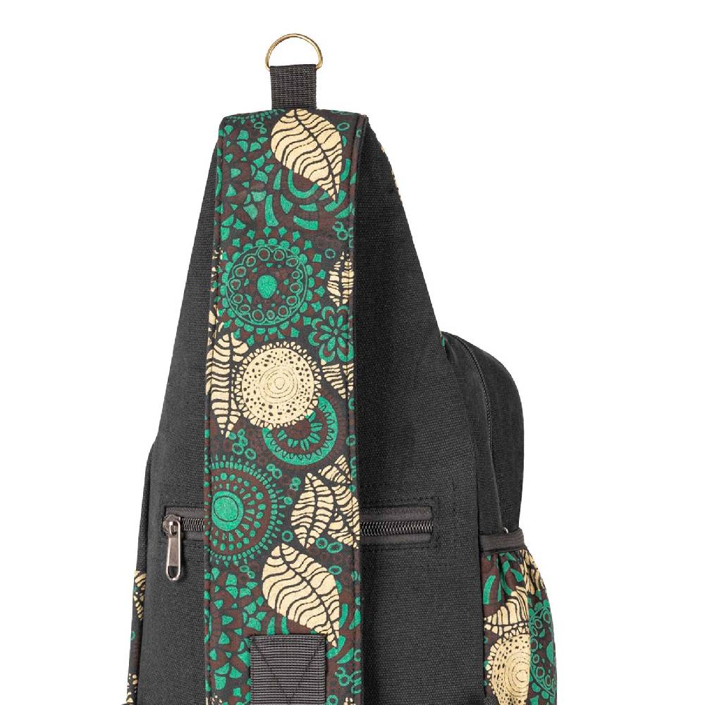 Kunst Und Magie Kunst und Magie Sling Bag Lebensblume Schultertasche Hippie Goa Bodybag crossbody Rucksack Bunt M Clearance-Verkauf