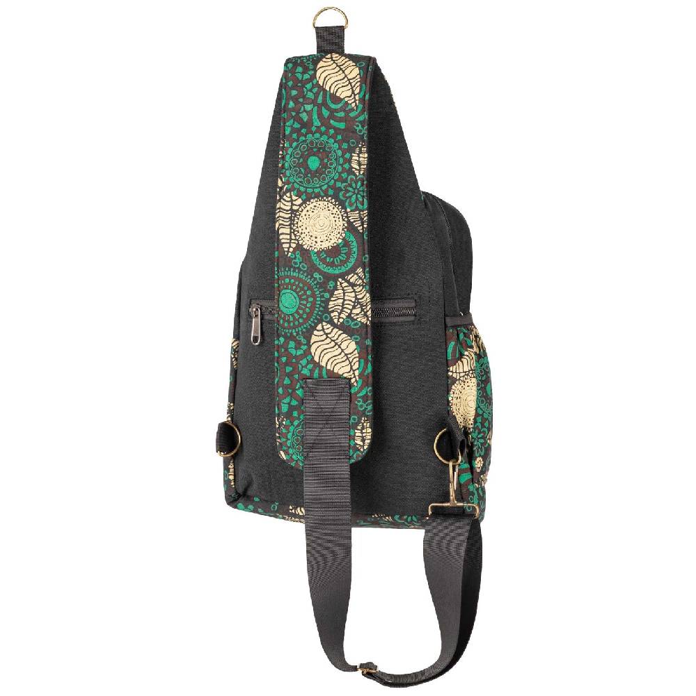 Kunst Und Magie Kunst und Magie Sling Bag Lebensblume Schultertasche Hippie Goa Bodybag crossbody Rucksack Bunt M Clearance-Verkauf