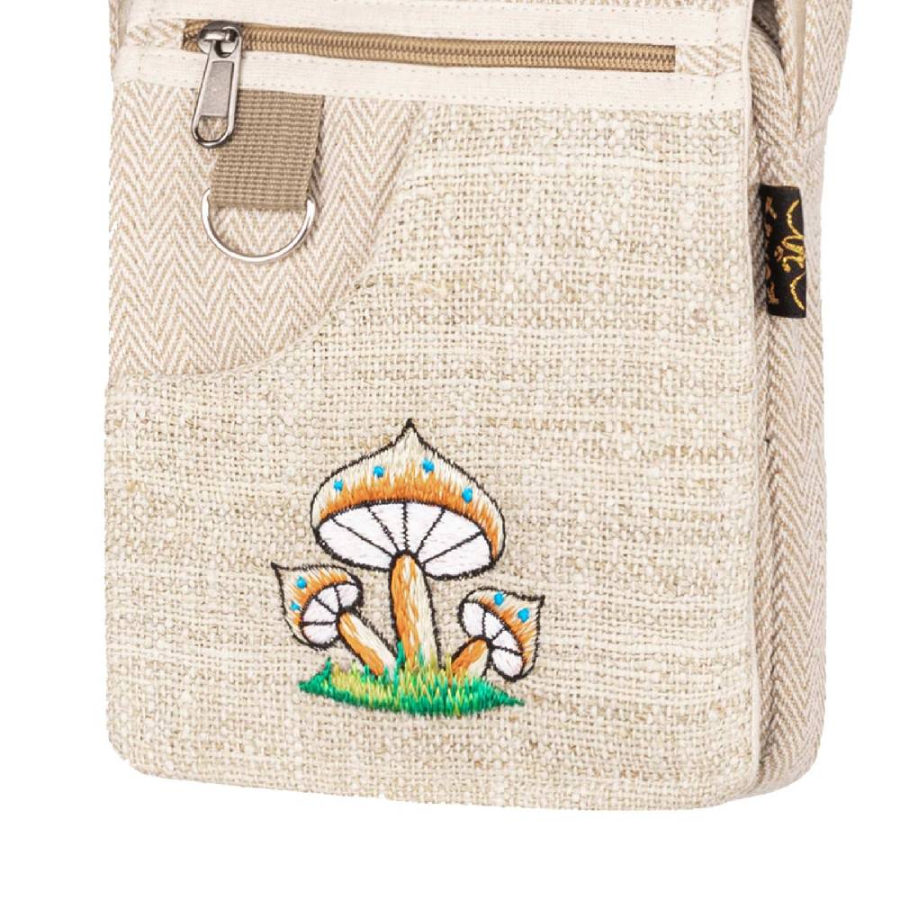 Kunst Und Magie Hanf Schultertasche Hippie Handtasche Goa Tasche Crossbag Schulterriemen Damen Herren Fabrikladen