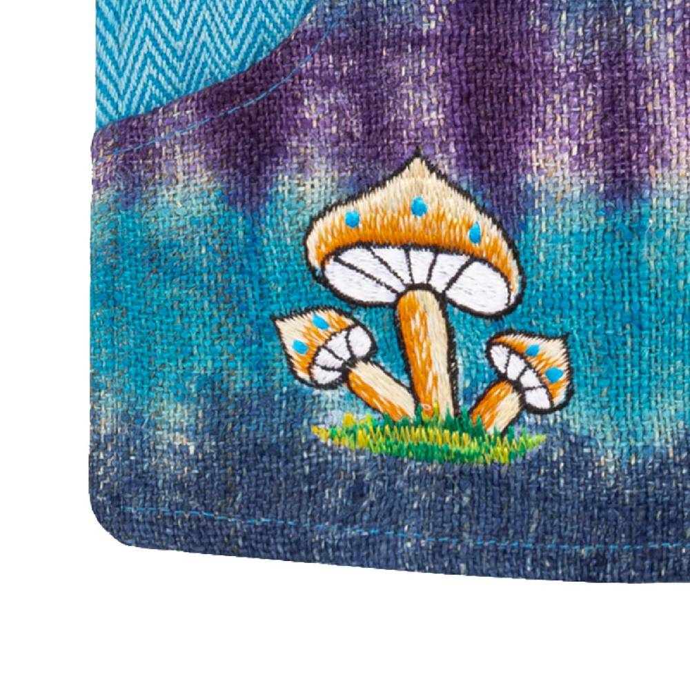 Kunst Und Magie Bunte Hanf Schultertasche Hippie Handtasche Goa Tasche Tie Dye Batik Damen Herren Black Friday Preise