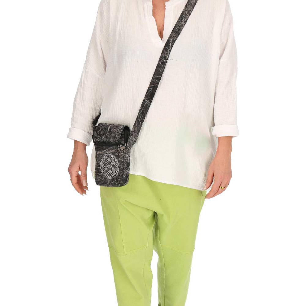 Kunst Und Magie Passportbag Handytasche Brustbeutel Schultertasche Hippie Handtasche Goa Tasche mit Schulterriemen Rabatte dieses Monats