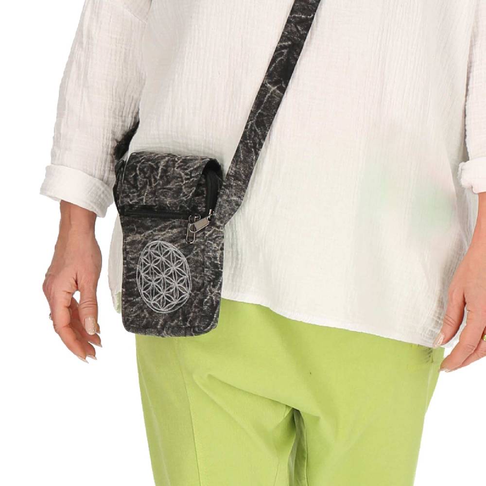 Kunst Und Magie Passportbag Handytasche Brustbeutel Schultertasche Hippie Handtasche Goa Tasche mit Schulterriemen Rabatte dieses Monats