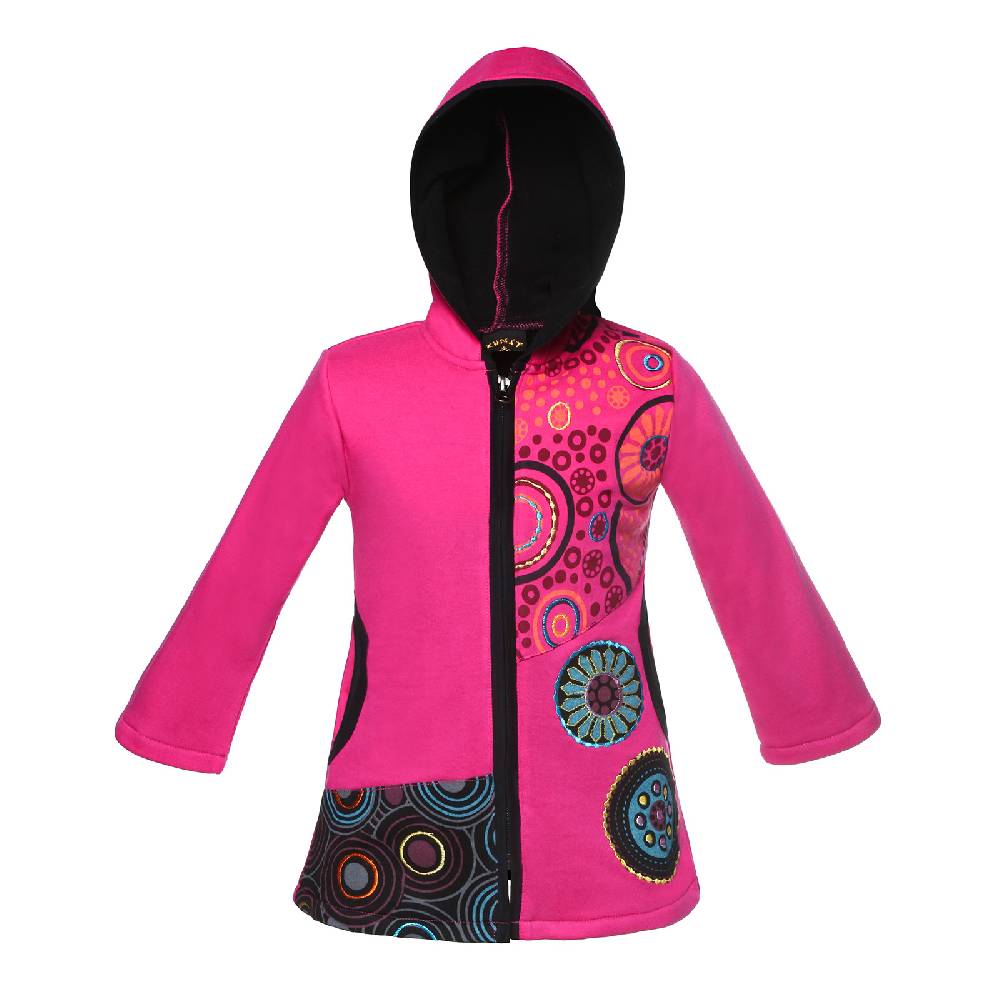 Kunst Und Magie Kunst & Magie Bunte Kinder Hippiejacke mit Zipfelkapuze Online Shopping