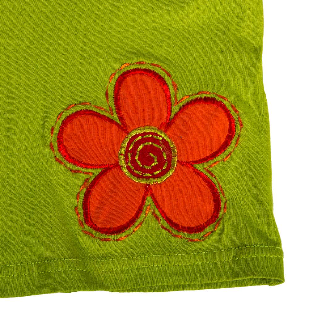 Kunst Und Magie Kunst und Magie farbenfrohe bunte Kinder T-shirts mit Blumen Stickerei Goa Hippie Black Friday