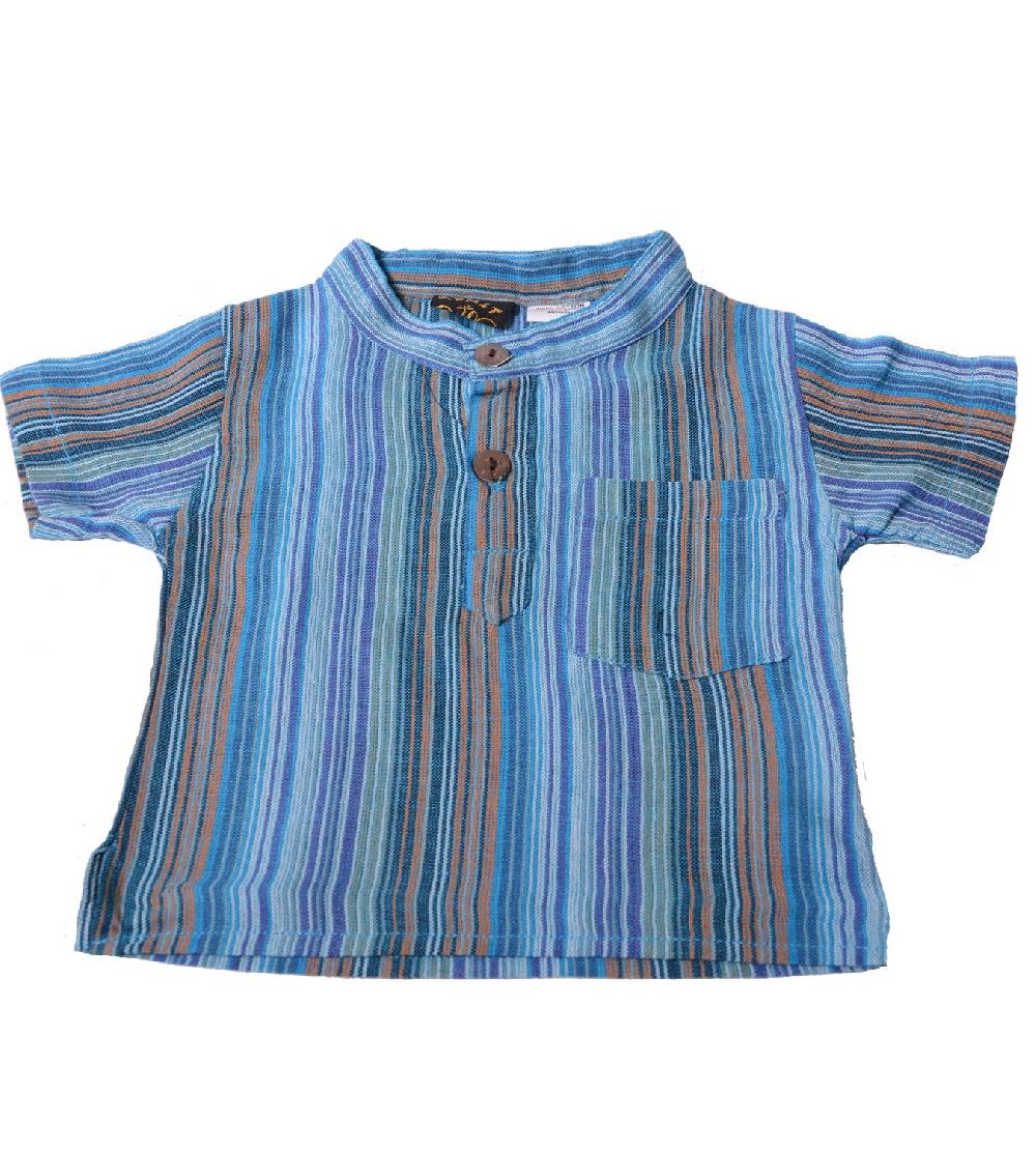 Kunst Und Magie Kinderhemd - Fisherhemd Kurtha Nepal Weihnachtsangebot