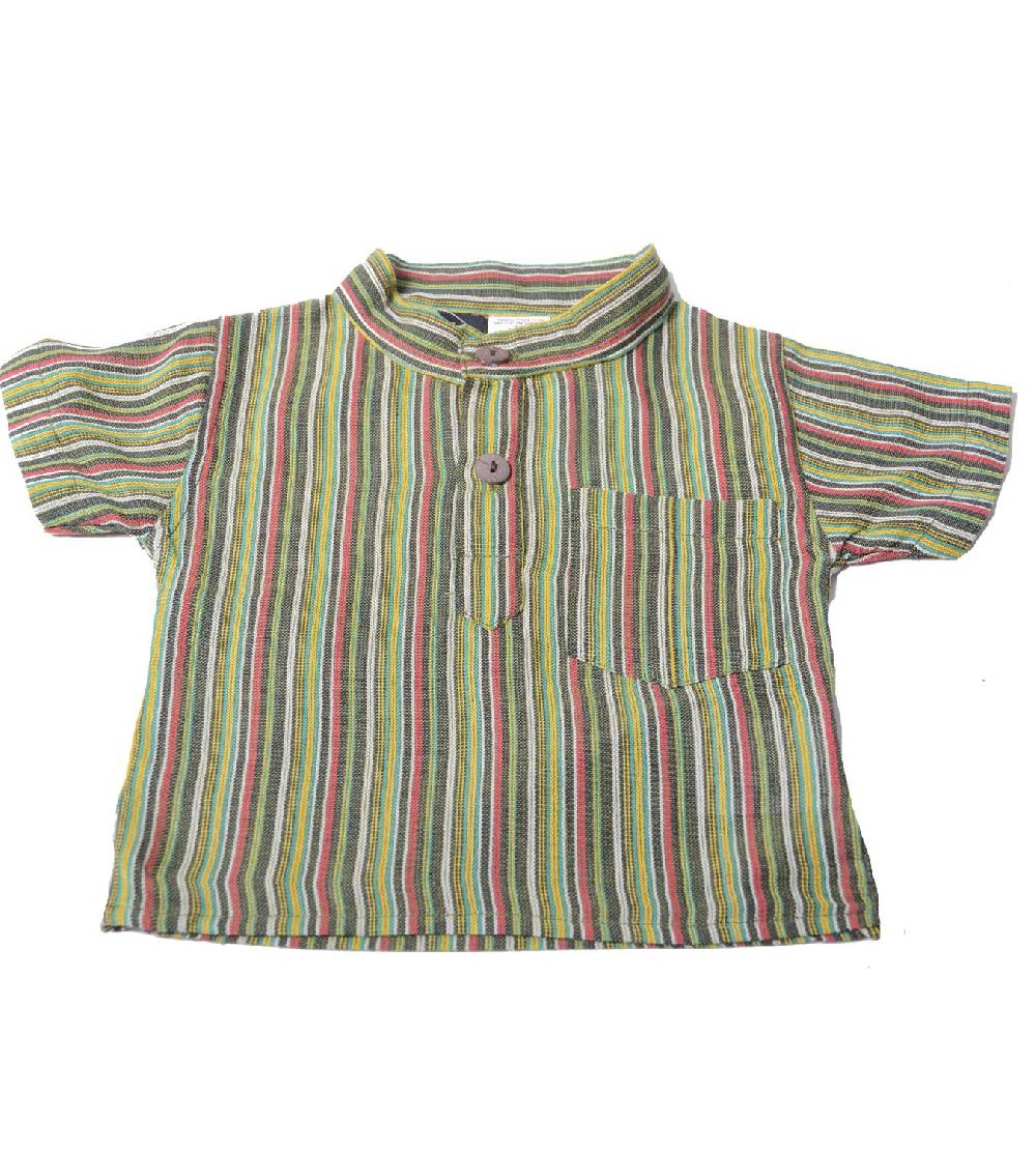 Kunst Und Magie Kinderhemd - Fisherhemd Kurtha Nepal Weihnachtsangebot
