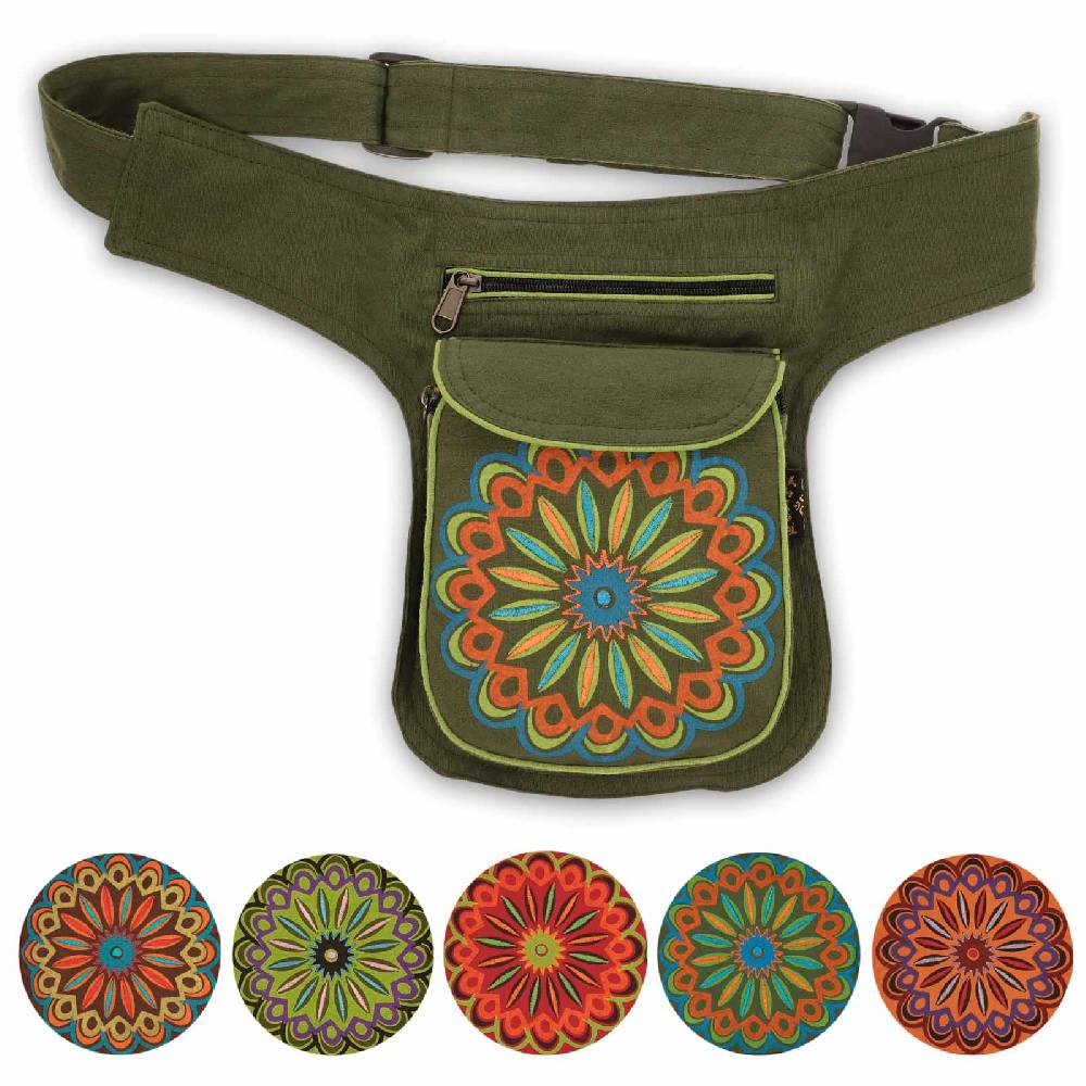 Kunst Und Magie Bauchtasche Hüfttasche Mandala Gürteltasche Festivaltasche Sidebag Hippie Goa Tägliche Deals