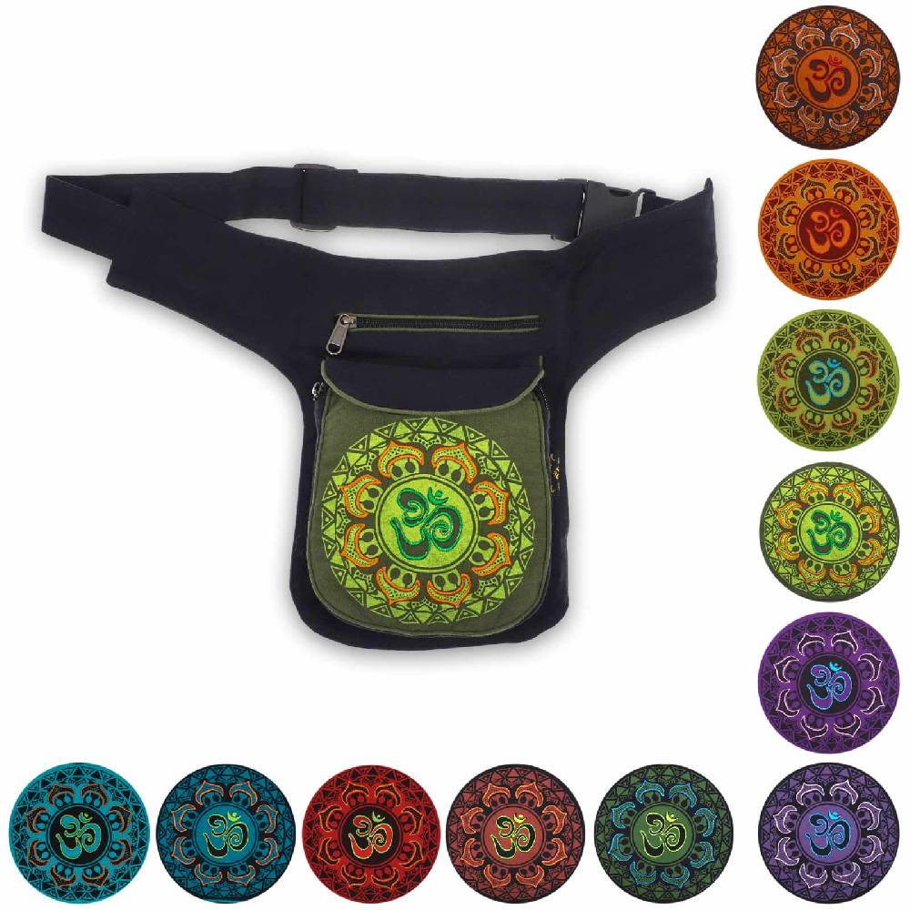 Kunst Und Magie KUNST UND MAGIE OM Mandala Bauchtasche Hüfttasche Mandala Gürteltasche Festivaltasche Sidebag Riesige Ersparnisse