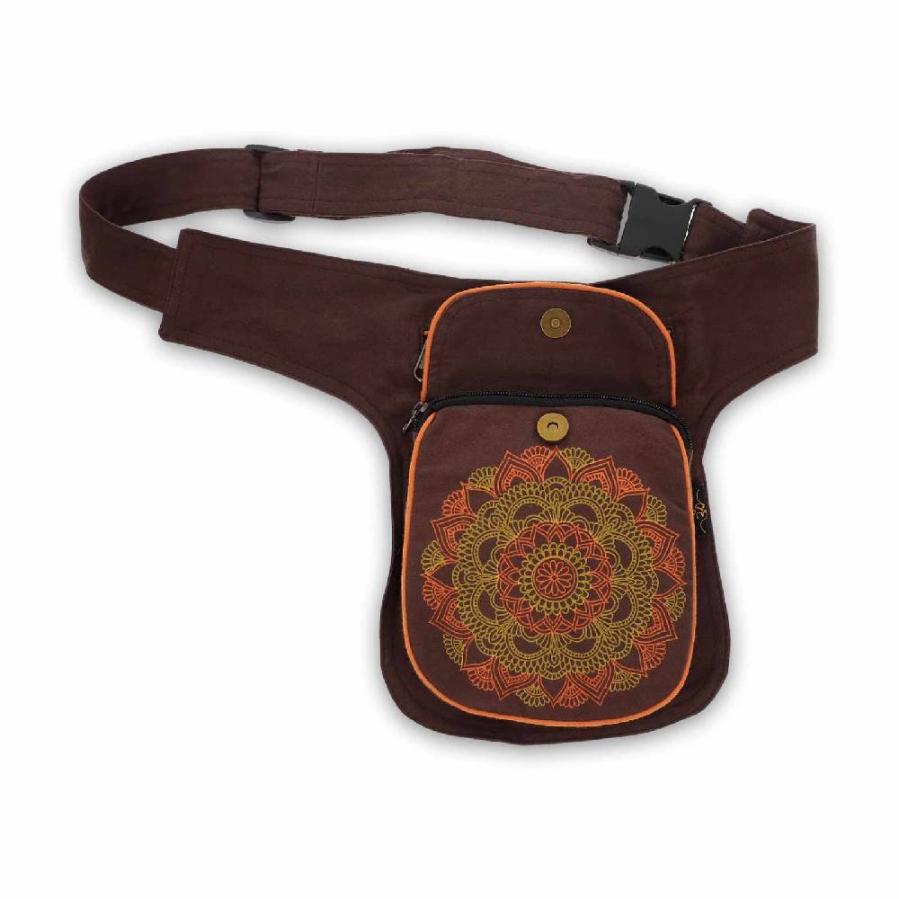 Kunst Und Magie KUNST UND MAGIE Bauchtasche Hüfttasche Mandala Gürteltasche Festivaltasche Sidebag VIP-Rabatte