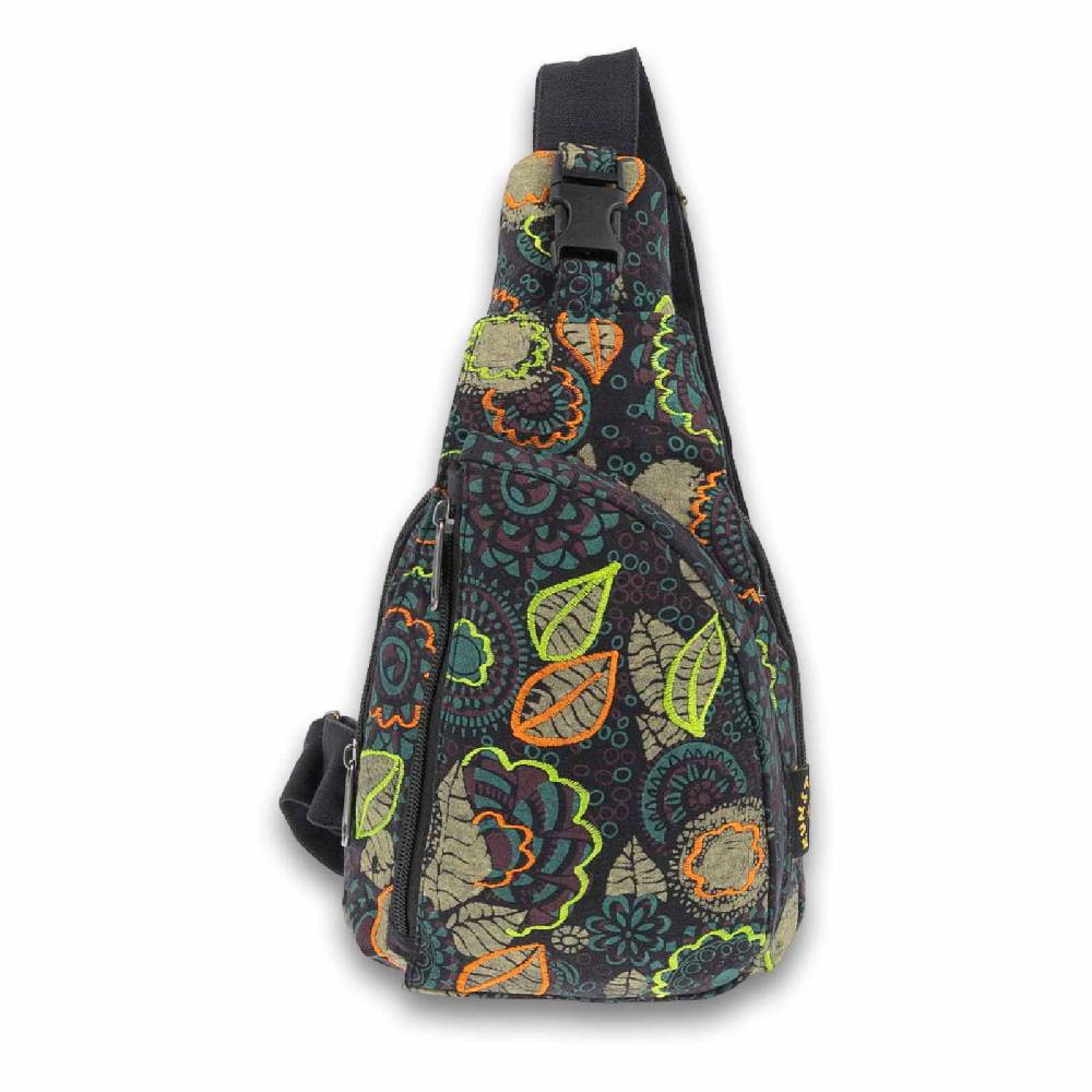 Kunst Und Magie Slingbag Brusttasche Hippie Goa Bodybag Schultertasche Rucksack Bunt S