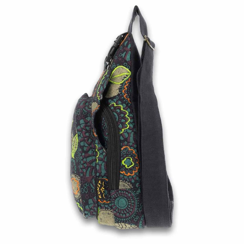 Kunst Und Magie Slingbag Brusttasche Hippie Goa Bodybag Schultertasche Rucksack Bunt S Super Sparpreis