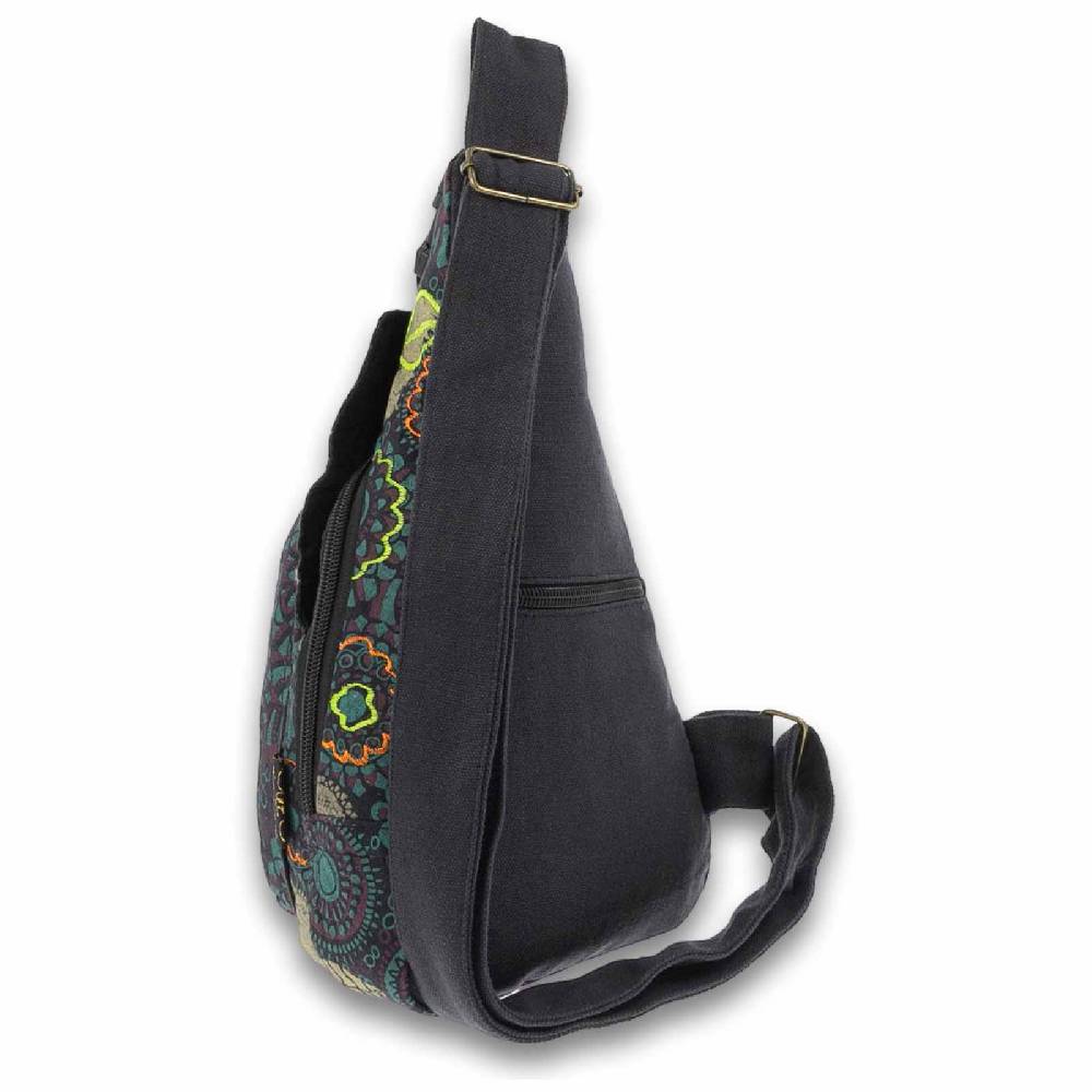 Kunst Und Magie Slingbag Brusttasche Hippie Goa Bodybag Schultertasche Rucksack Bunt S Super Sparpreis