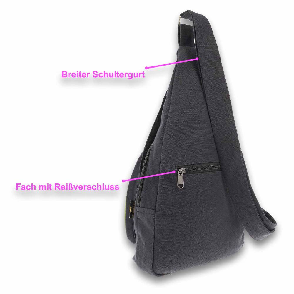 Kunst Und Magie Slingbag Brusttasche Hippie Goa Bodybag Schultertasche Rucksack S Kostenlose Rückgabe
