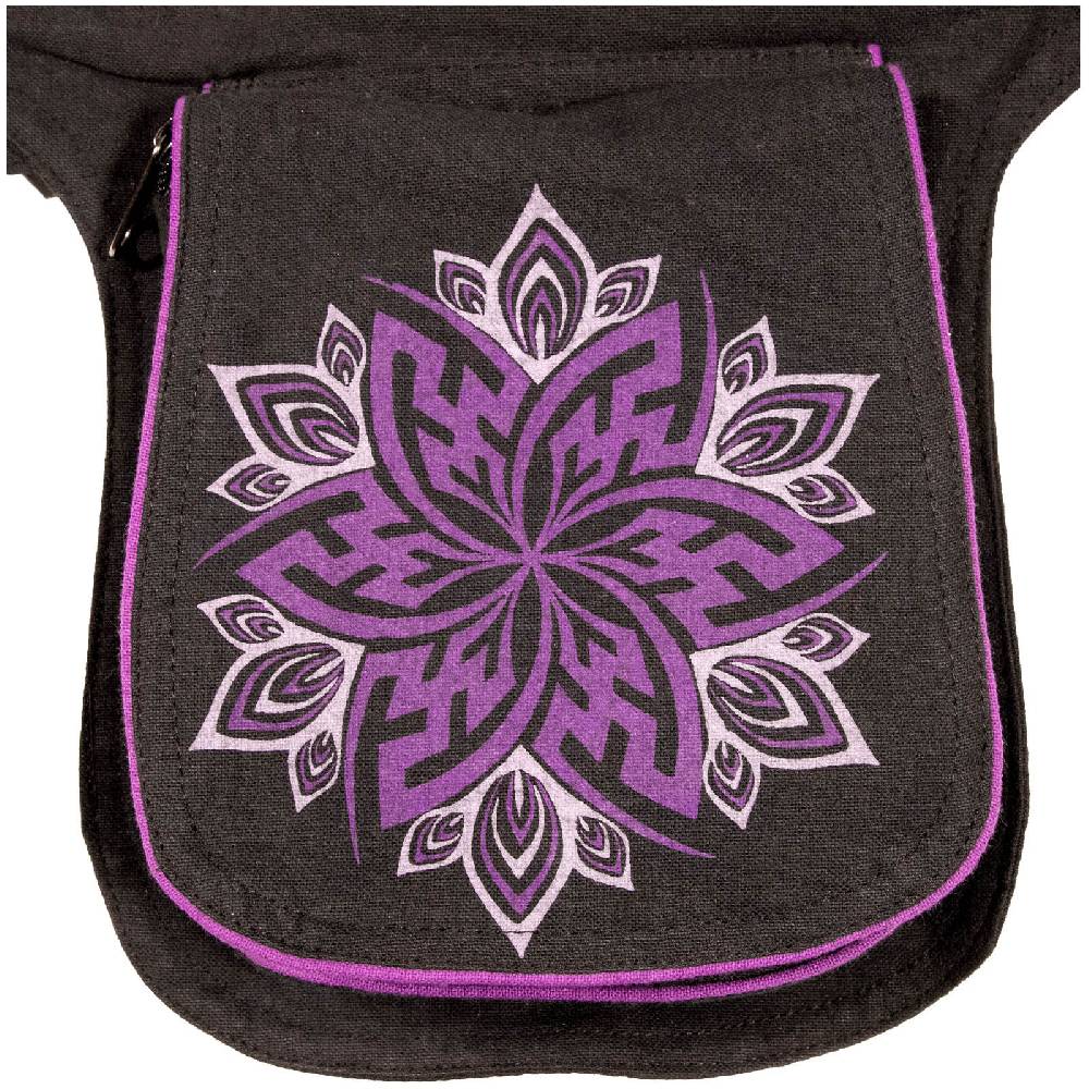 Kunst Und Magie KUNST UND MAGIE Damen Doppelte Bauchtasche Hüfttasche Mandala - Goa Gürteltasche Festivaltasche Hipbag Sidebag JETZT KAUFEN