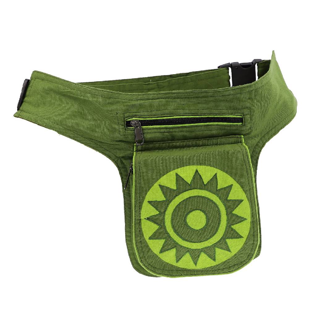 Kunst Und Magie KUNST UND MAGIE unisex bunte alternative Bauchtasche Gürteltasche Festivaltasche Nur für heute