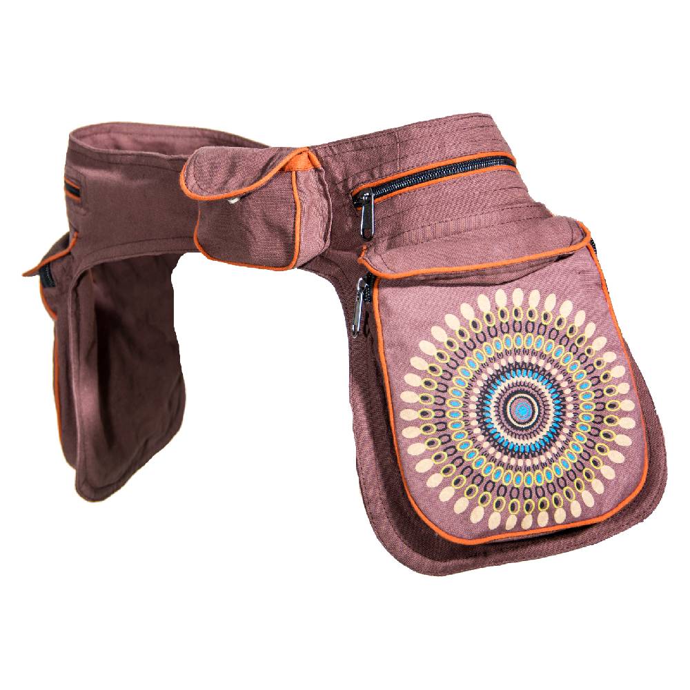 Kunst Und Magie Kunst und Magie Unisex doppel Bauchtasche Sidebag Gürteltasche Festivaltasche Sonderangebot der Fabrik