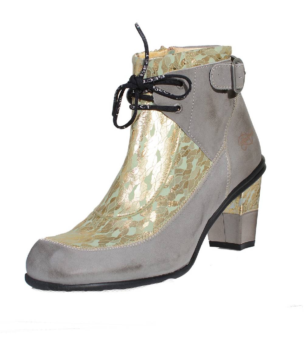 Kunst Und Magie Eject Iris Golden Green Edle Damen Stiefelette Clearance-Verkauf
