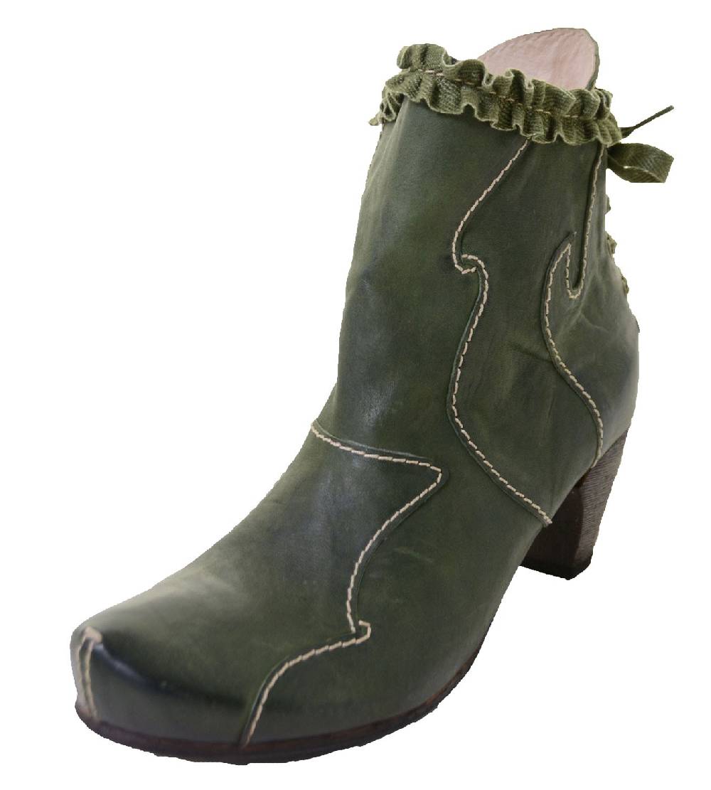 Kunst Und Magie Rovers 48008 Bandolero Kiwi Stiefelette in Grün Begrenzt auf 3 Tage