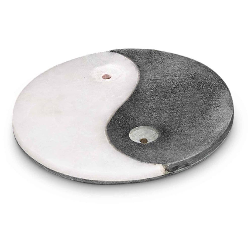 Kunst Und Magie Räucherstäbchenhalter Ying Yang Halter für Räucherstäbchen und Kegel aus Speckstein 10cm Meist gekauft
