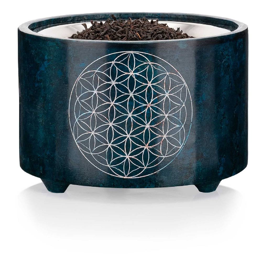 Kunst Und Magie Räucherstövchen mit Sieb Räucherschale Räuchergefäß Speckstein 10cm Räucherlampe Weihrauchbrenner Rabatt