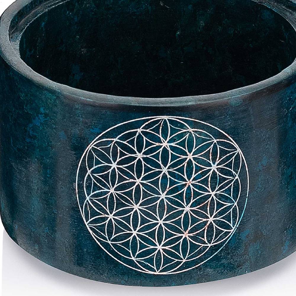 Kunst Und Magie Räucherstövchen mit Sieb Räucherschale Räuchergefäß Speckstein 10cm Räucherlampe Weihrauchbrenner Rabatt