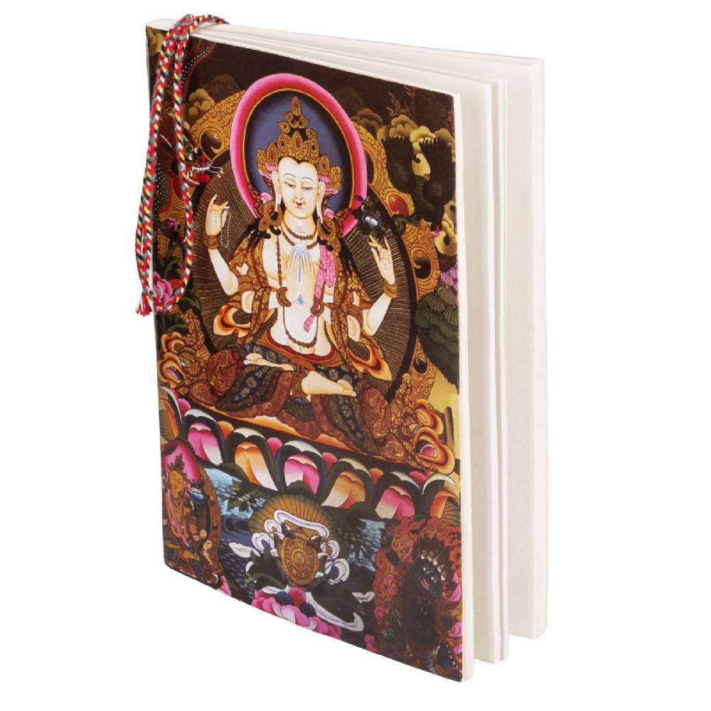 Kunst Und Magie Mini Tagebuch Tara Buddha Tibet Poesiealbum handgefertigt Baumwollpapier- Notizbuch Indien Buch 9x12cm Nachhaltig Cyber Monday