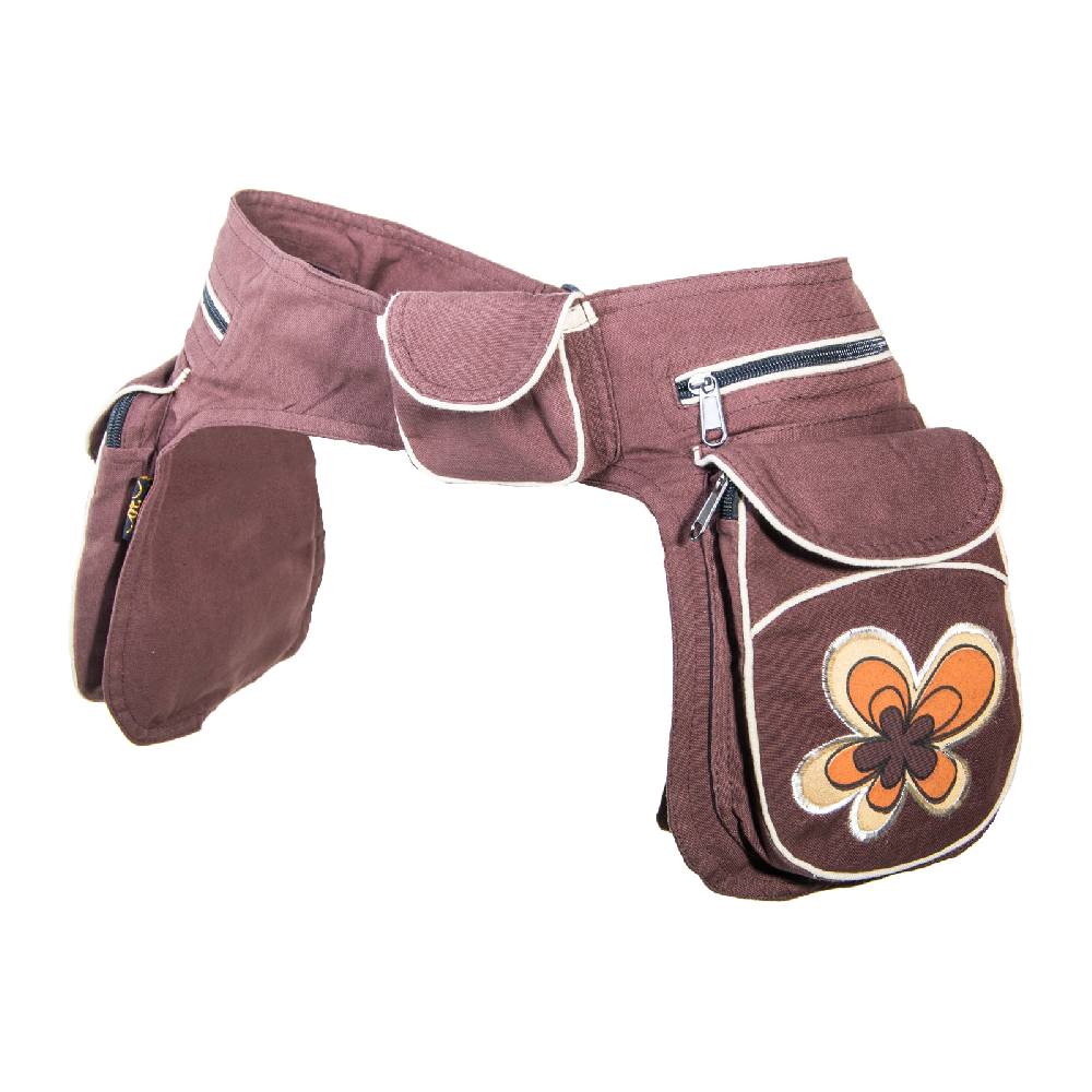 Kunst Und Magie Kunst und Magie Doppel Bauchtasche Sidebag Gürteltasche Festivaltasche Exklusive Angebote