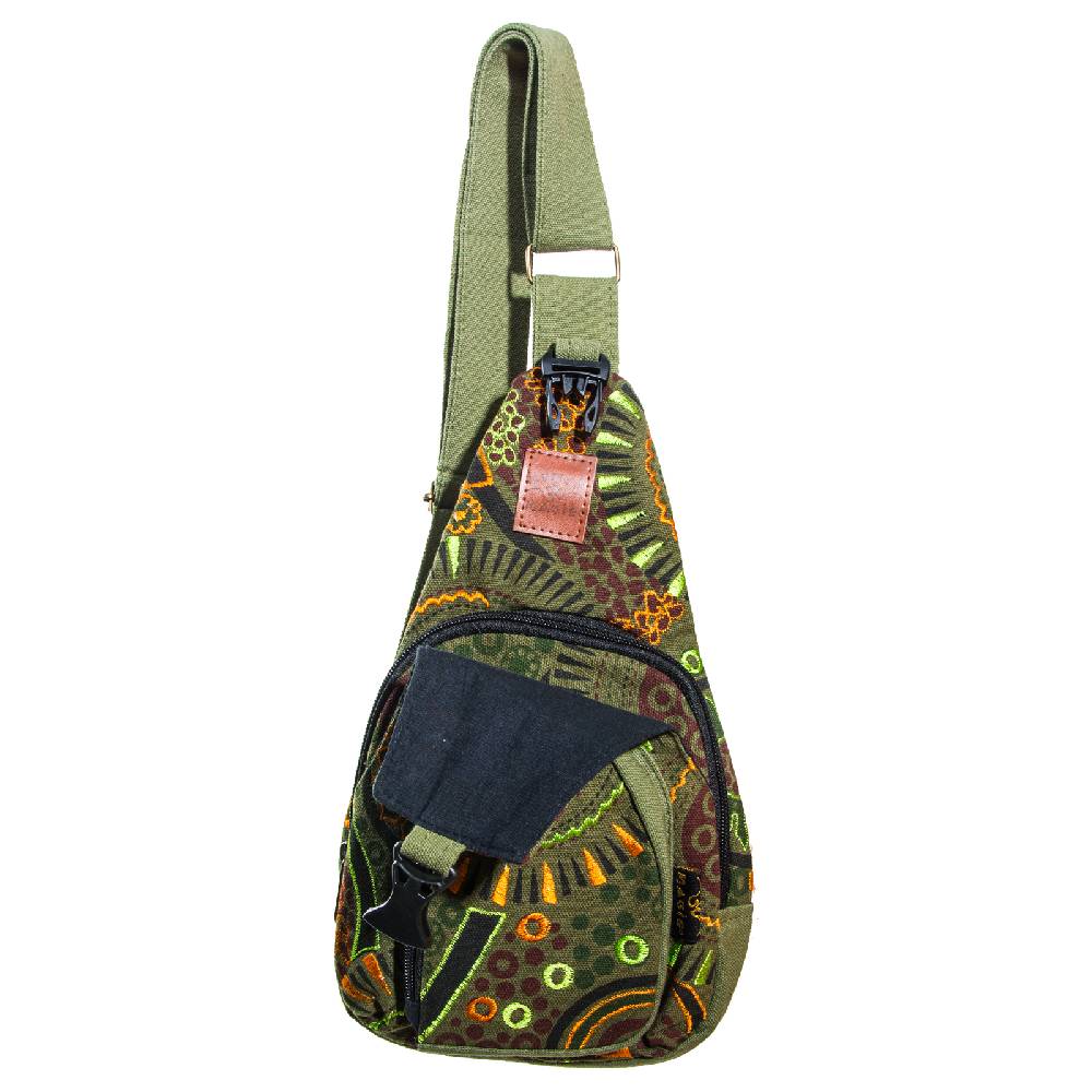 Kunst Und Magie Kunst und Magie Slingrucksack Goa Bodybag Schultertasche Umhängetasche Blitzangebot