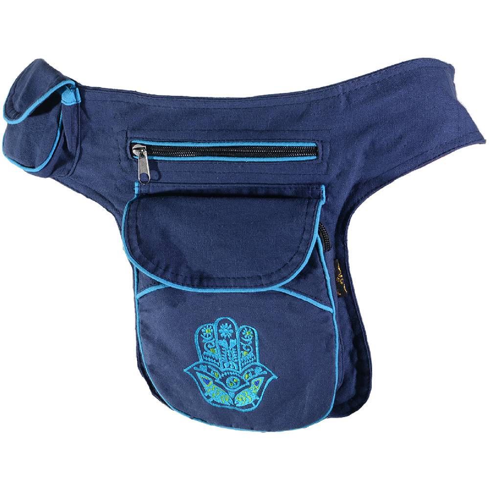 Kunst Und Magie Kunst und Magie Goa Bauchtasche Sidebag Hamsa Hand der Fatima Hüfttasche Große Rabatte