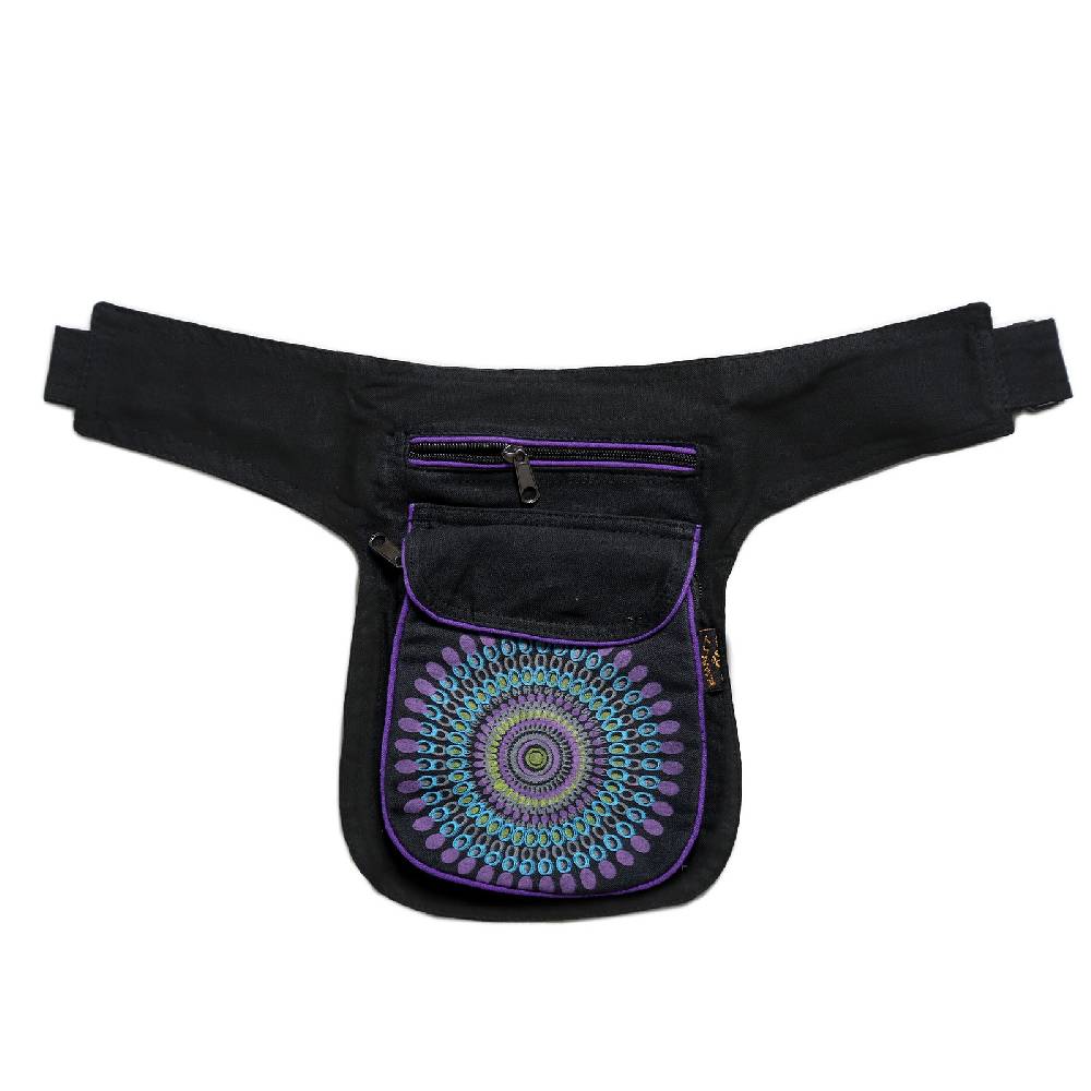 Kunst Und Magie Kunst und Magie Bauchtasche Mandala-Print Gürteltasche Festivaltasche Sidebag Saisonale Angebote
