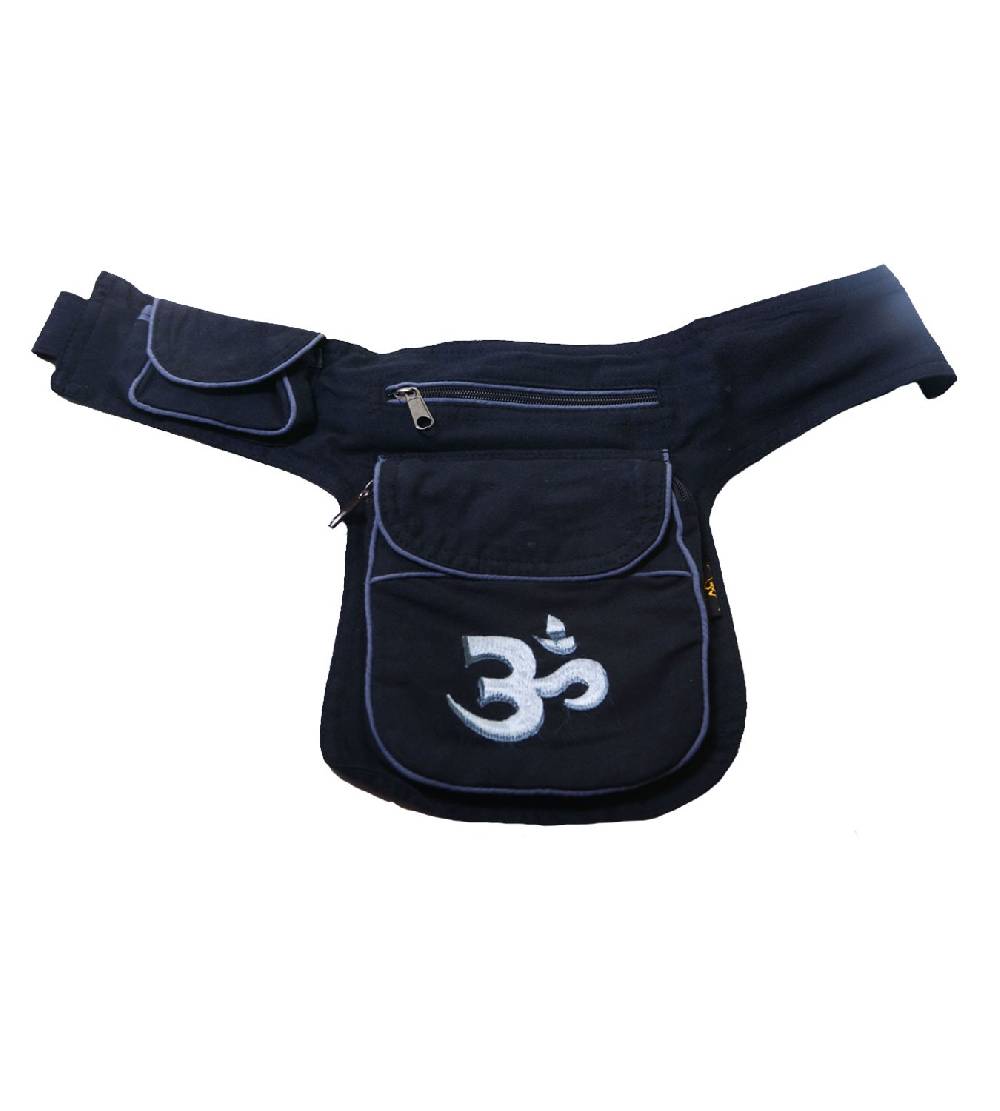 Kunst Und Magie Goa Bauchtasche OM-Symbol Gürteltasche Bauchgurt Festivaltasche Riesige Ersparnisse