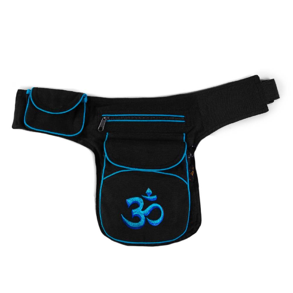 Kunst Und Magie Goa Bauchtasche OM-Symbol Gürteltasche Bauchgurt Festivaltasche Riesige Ersparnisse