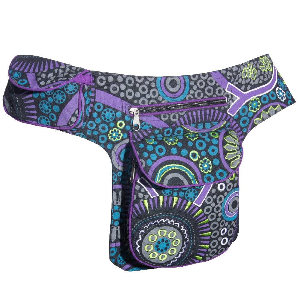 Kunst Und Magie Kunst und Magie Goa Schulter / Bauchtasche Gürteltasche Bauchgurt Hüfttasche Hippie Psy Super Sparpreis