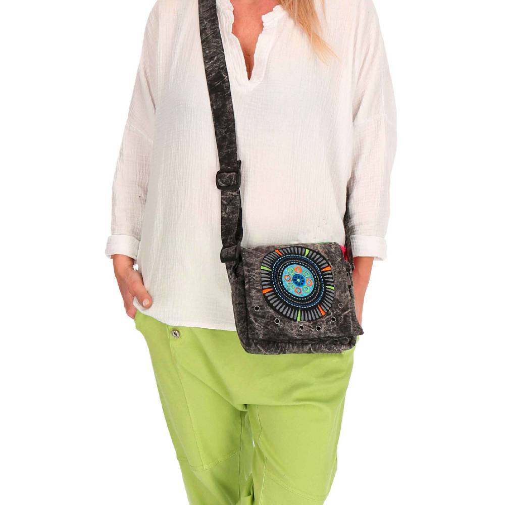 Kunst Und Magie kleine Schultertasche Hippie Handtasche Goa Tasche mit Schulterriemen Damen Herren Kostenloser Versand international