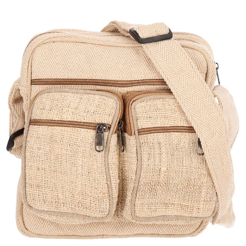 Kunst Und Magie Hanf Schultertasche Umhängetasche Tasche Messenger Bag Nachhaltig Fair Hanf Im Verkauf