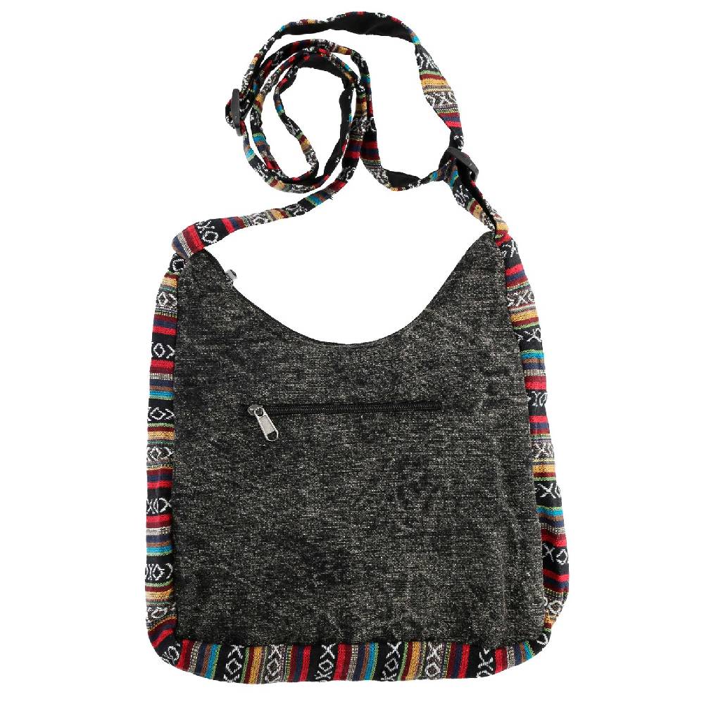 Kunst Und Magie Kunst und Magie Damen Schultertasche Stonewashed Hippie Handtasche Bunte Goa Tasche mit Schulterriemen 50% Rabatt für begrenzte Zeit