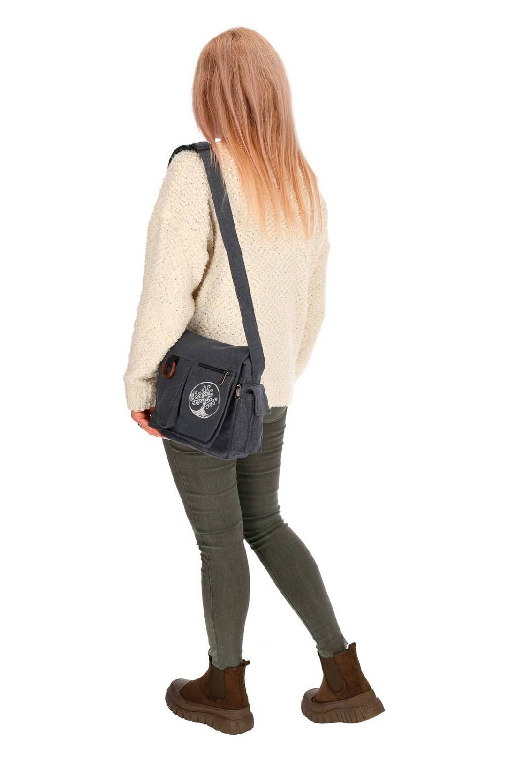Kunst Und Magie Damen Baum der Liebe Hippie Handtasche Goa Tasche mit Schulterriemen Lebensbaum Online
