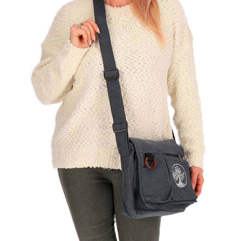 Kunst Und Magie Damen Baum der Liebe Hippie Handtasche Goa Tasche mit Schulterriemen Lebensbaum Online