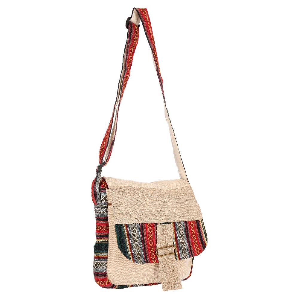 Kunst Und Magie Hanf Schultertasche Umhängetasche Tasche Messenger Bag Nachhaltig Fair Hanf Verkauf