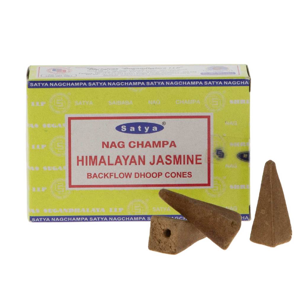 Kunst Und Magie Rückfluss Räucherkegel Satya HIMALAYAN JASMIN Cones Dhoop Duftkegel Backflow Cones Versandkostenfrei