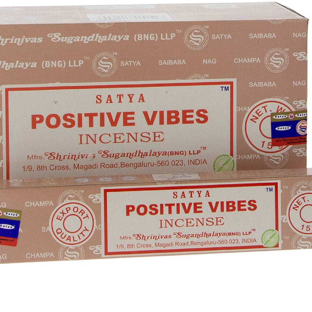 Kunst Und Magie Satya Satya Positive Vibes Räucherstäbchen Duftstäbchen Weihnachtsangebot