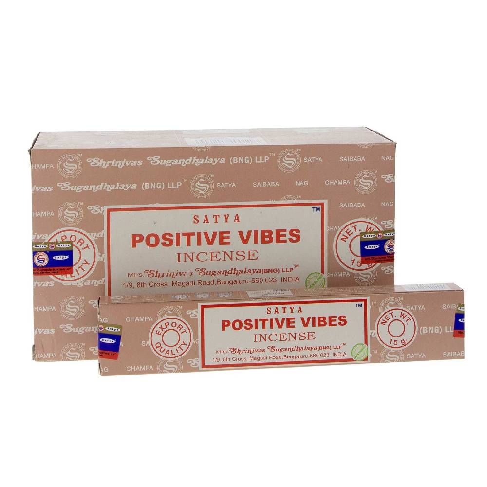 Kunst Und Magie Satya Satya Positive Vibes Räucherstäbchen Duftstäbchen Weihnachtsangebot