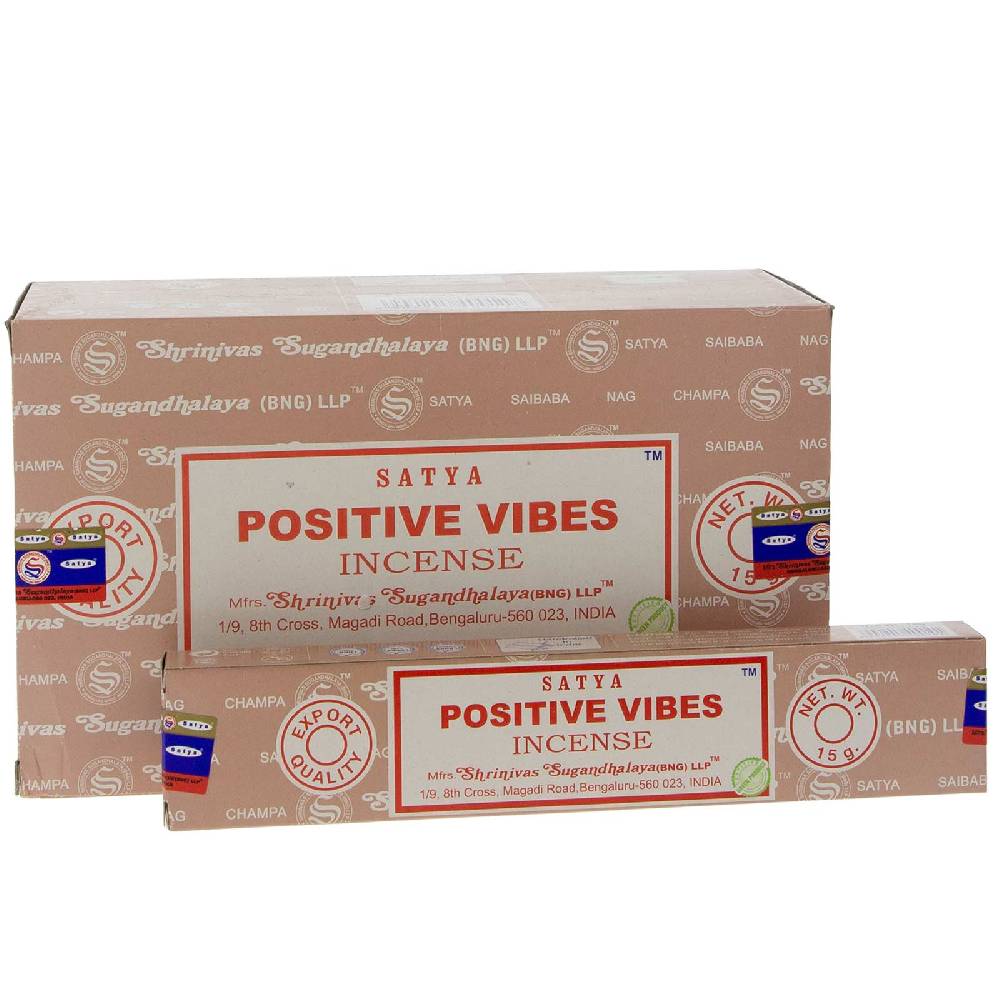 Kunst Und Magie Satya Satya Positive Vibes Räucherstäbchen Duftstäbchen Weihnachtsangebot