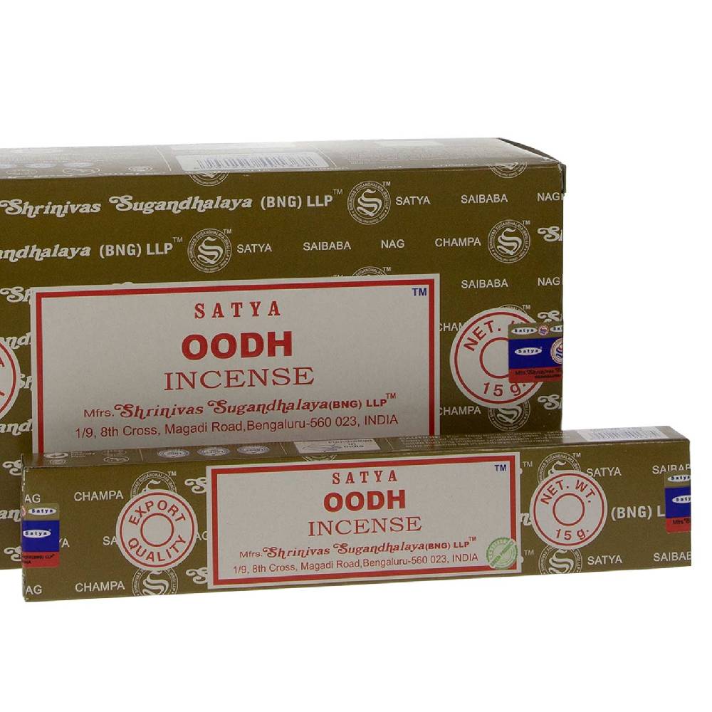 Kunst Und Magie Satya Satya Oodh Räucherstäbchen mit Adlerholz Duftstäbchen Osterangebot