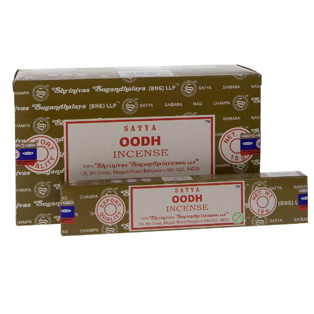 Kunst Und Magie Satya Satya Oodh Räucherstäbchen mit Adlerholz Duftstäbchen Osterangebot