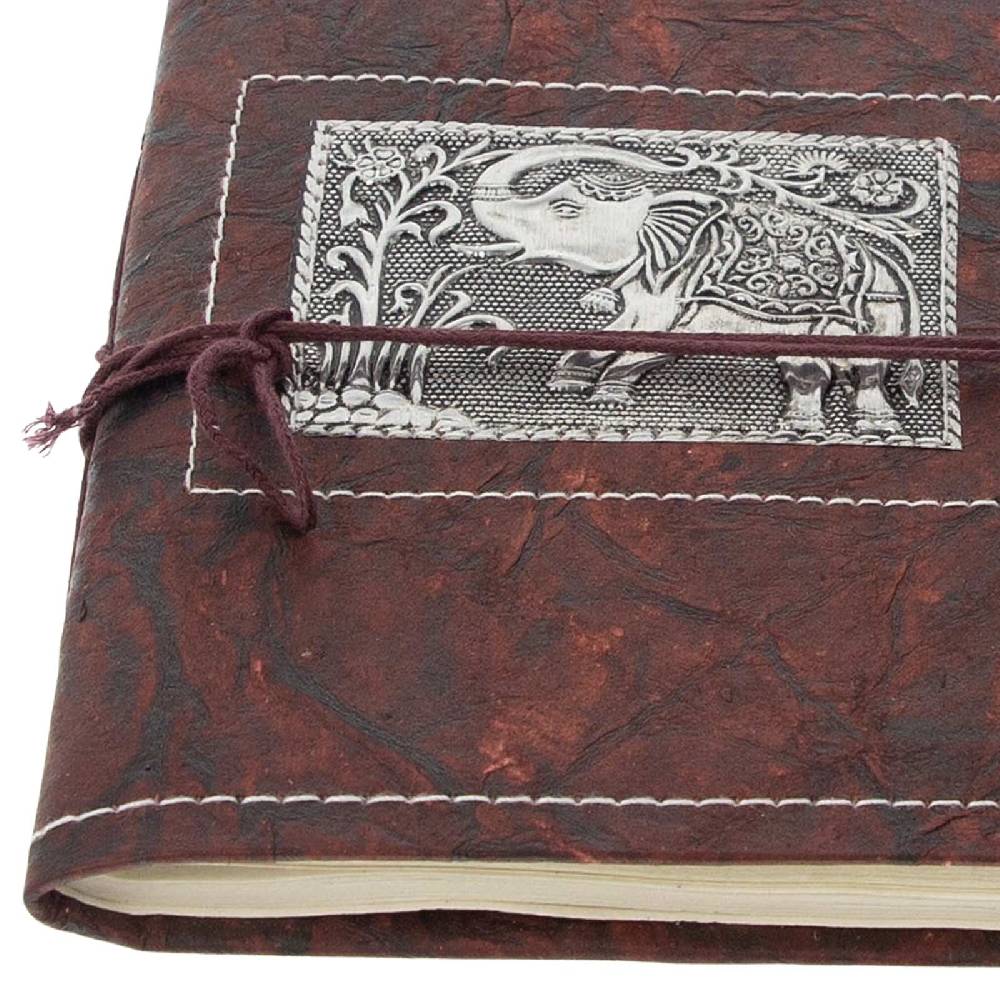 Kunst Und Magie Tagebuch Poesiealbum handgefertigt - Geprägtes Notizbuch Elefant 20x15cm Bestseller