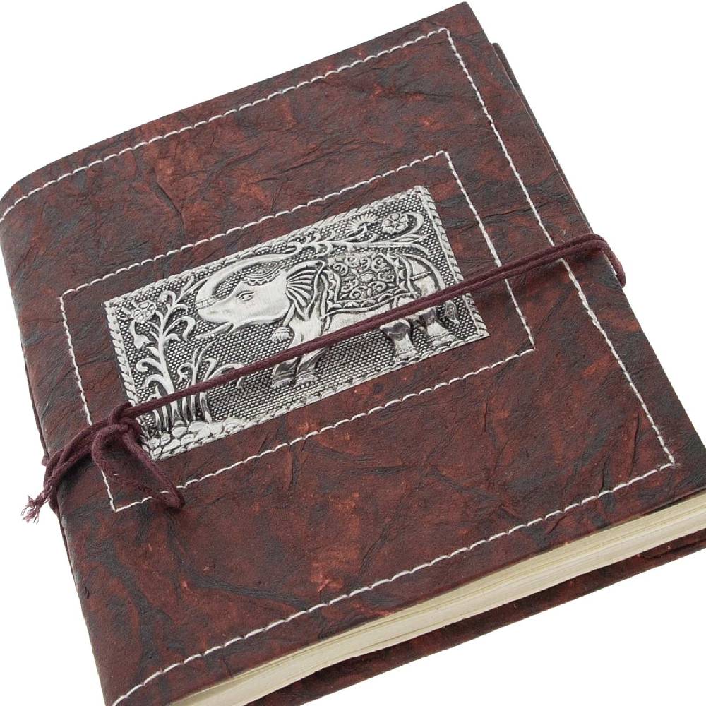 Kunst Und Magie Tagebuch Poesiealbum handgefertigt - Geprägtes Notizbuch Elefant 20x15cm Bestseller