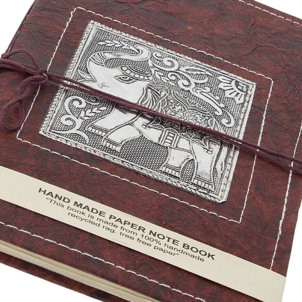 Kunst Und Magie Tagebuch Poesiealbum Holzfrei Nachhaltig Recycling Fair Notizbuchi Elefant 25x18cm XL VIP-Rabatte